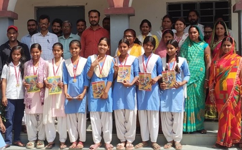 Students who performed exceptionally well in the Matriculation and Intermediate examinations were honored.