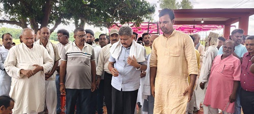 Hardi Khad got the gift of a bridge, the bridge will be built at a cost of 586.14 lakhs, Education Minister Sunil Kumar laid the foundation stone