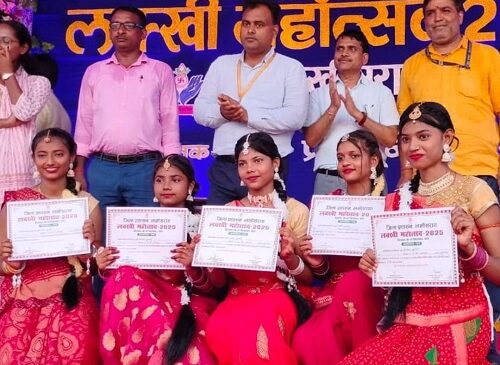 Various programs were presented on the second and last day of Lakkhi Mahotsav in Lakhisarai