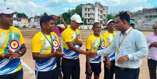Various games organized on the second day of district level torch sports competition in Lakhisarai