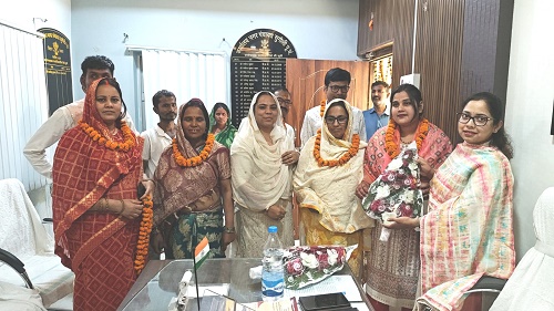 The empowered standing committee of the Nagar Panchayat was sworn in