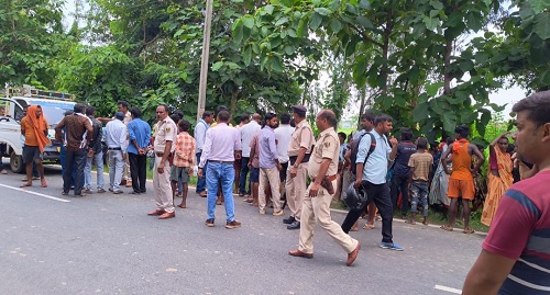 Sensation due to finding the body of a young man in a roadside ditch
