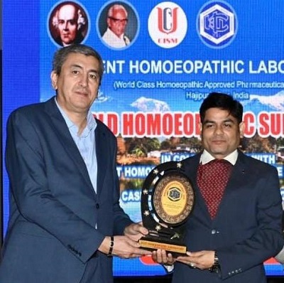 Dr. Padam Bhanu Singh from India was honored in the field of cancer research at Caspian University in Almaty, Kazakhstan.