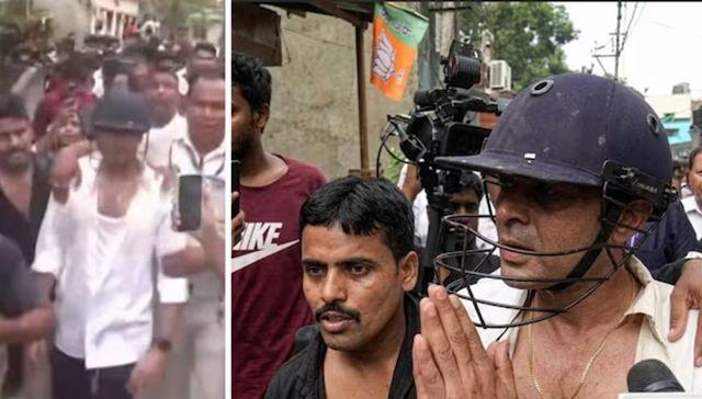 Attack on Abhishek Banerjee's Convoy Clothes Torn, Stones and Eggs Hurled Claims of Self-Defense by Wearing a Helmet
