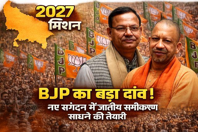 BJP's big gamble on 'Mission 2027'! Preparations to balance caste equations in the new organizational setup.