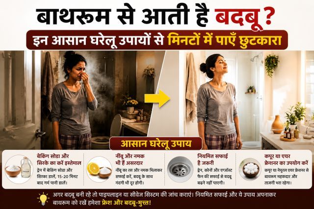Bad odor coming from the bathroom Get rid of it in minutes with these simple home remedies