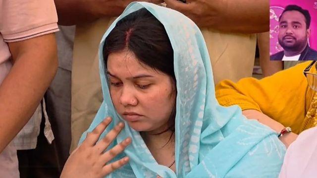 Baghpat double murder Family devastated by the killing of father and son; wife Neha inconsolable