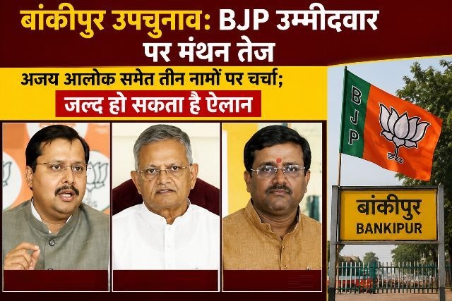 Bankipur by-election Discussion on BJP candidate intensifies, three names including Ajay Alok are being discussed