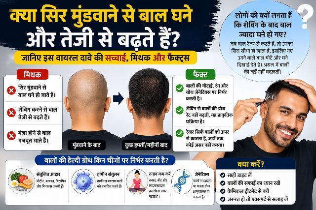 Does shaving your head make hair grow thicker and faster Discover the truth, myths, and facts behind this viral claim.