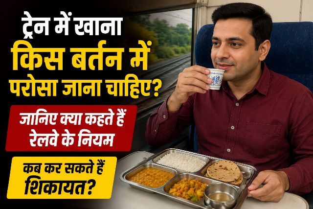 In what kind of vessels should food be served on trains Find out what the railway rules say and when you can lodge a complaint.