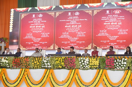 President of India laid the foundation stone of various development projects in Rairangpur