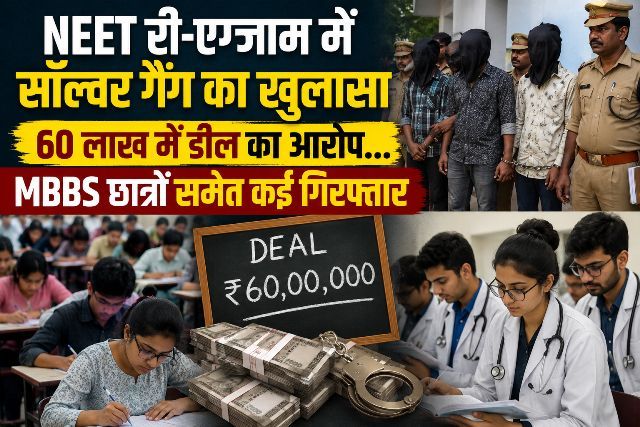 'Solver gang' exposed in NEET re-exam; deal allegedly struck for ₹60 lakh... several arrested, including MBBS students