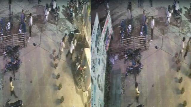 Youth attacked outside a restaurant in Patna; entire incident captured on CCTV.