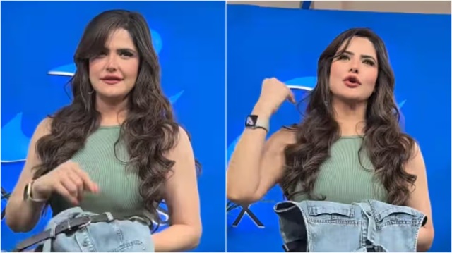 Zareen Khan Viral Video: Zareen Khan lashes out at a paparazzo's remark, says 'stay within your limits'; video goes viral.