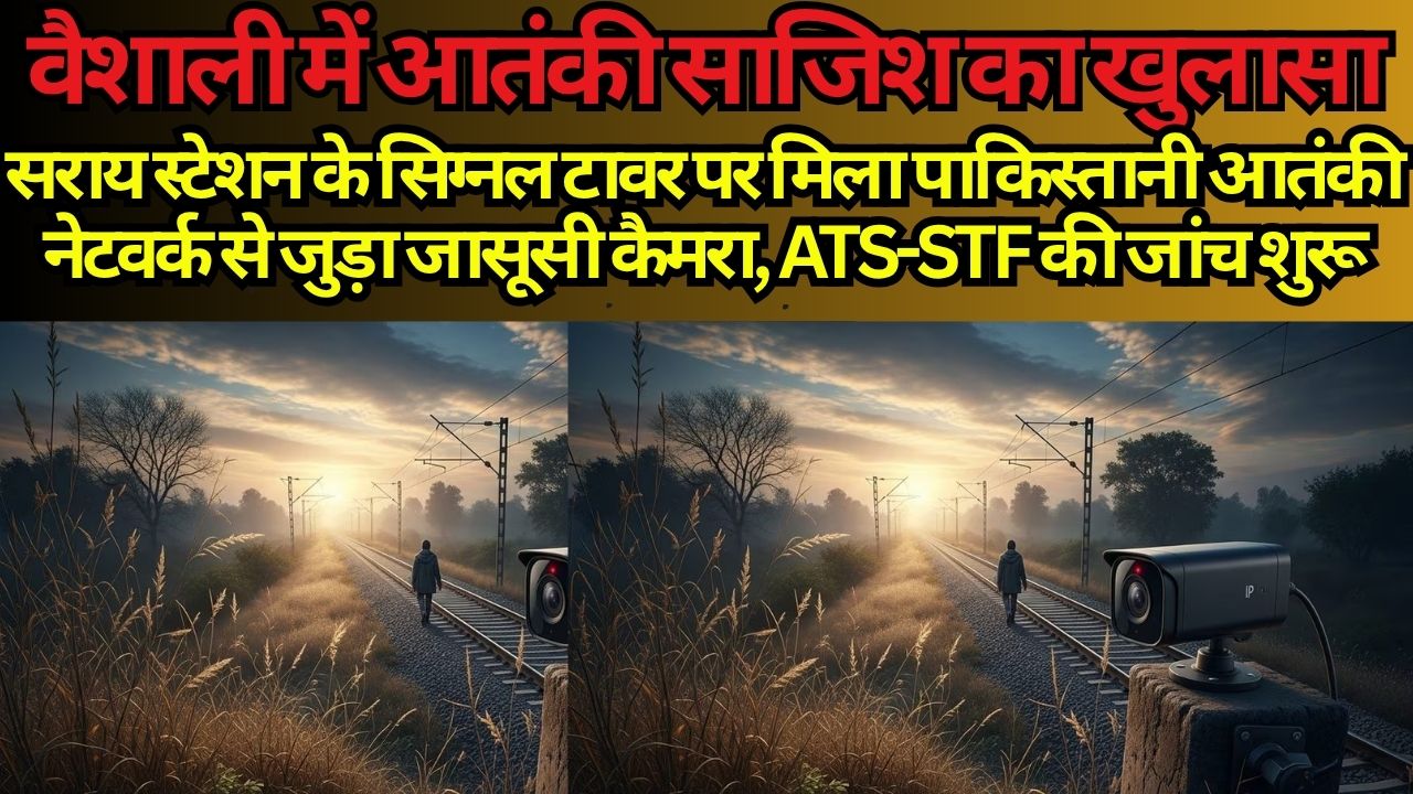 Spy Camera Linked to Pakistani Terror Network Found at Sarai Station Signal Tower; ATS and STF Launch Investigation