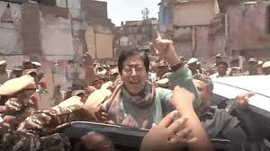 New Delhi: Protest against bulldozer action in Kalkaji landless camp, former Chief Minister Atishi detained