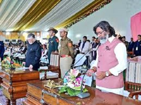 Hemant Soren took oath as the Chief Minister of Jharkhand after JMM's landslide victory in the assembly elections