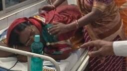 Big news from Gaya: Jitan Ram Manjhi's sister-in-law Jyoti Manjhi was attacked during election campaigning, injured by stone pelting.