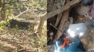 Chhindwara: A truck loaded with maize fell into a 200-foot deep gorge in the Sillewani valley; the driver remained trapped in the wreckage for 24 hours but miraculously survived.