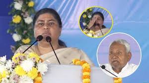 Leshi Singh became emotional during the 'Samriddhi Yatra', said - Nitish Kumar stood by her like Krishna in times of crisis.