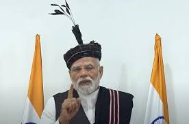 Aizawl: PM Modi inaugurated the Bairabi-Sairang railway line connecting Mizoram to the rail network