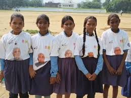 Code of conduct violation during sports competition in Kaimur: T-shirts with Nitish Kumar's picture removed from children