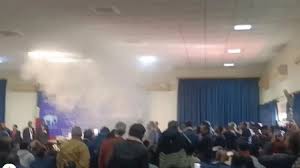 New Delhi - A major accident was averted at Mayawati's press conference; a short circuit caused panic.