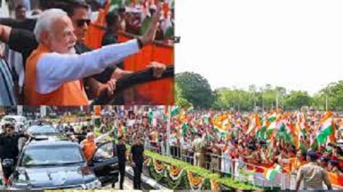 New Delhi: PM Modi's Gujarat visit, grand roadshow in Vadodara, first visit to the state after Operation Sindoor