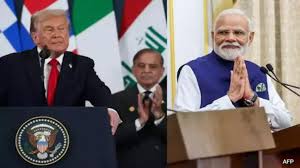 At the Gaza Peace Summit, Trump called India a 'great country' and called Modi a 'very good friend'.