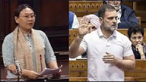 Nagaland Rajya Sabha MP Phangnon Konyak made serious allegations against Rahul Gandhi