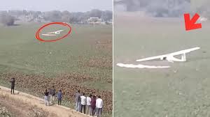 Prayagraj: Indian Air Force microlight aircraft crashes during routine training; both pilots safe.