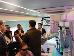 The country's first mobile tele-robotic surgery unit, "SSI MantraM," has just arrived at NSMCH Bihta.