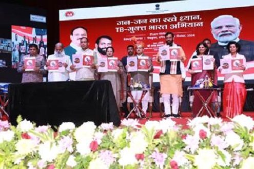 Union Health Minister launches Intensive TB Eradication Campaign in Haryana