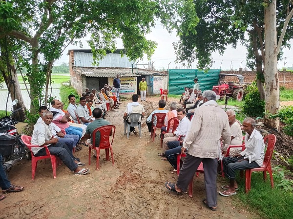 Annual general meeting of PACS was organized in all PACS of Sanjhauli block